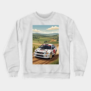 WRX Rally Car Poster JDM Crewneck Sweatshirt